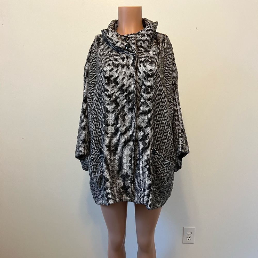 Vintage Ashley Stewart - Cape Jacket w/ Pockets - Size 24